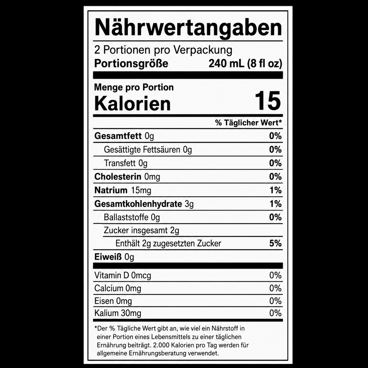 PURE BOTANICA Deutsche Nährwertangaben | Premium Cannabis-Getränk Nährwerttabelle chatgpt image jul 31, 2026, 01 05 26 pm